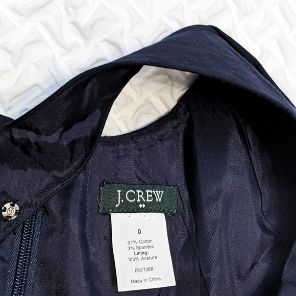 FINAL DAYS $5 J. Crew Factory Dark Navy Dress - CLOSET CLOSING   - Picture 7 of 8